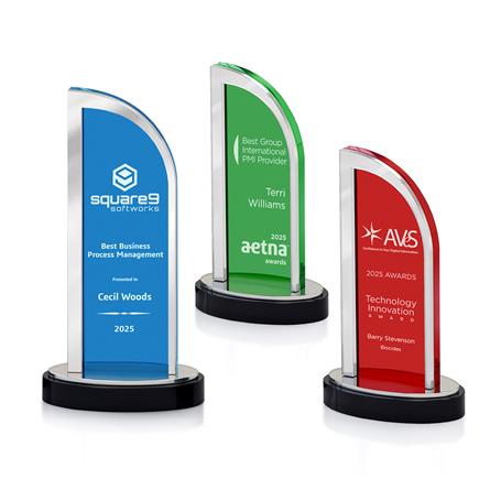 CD1256 - Nouveau Acrylic Award with Mirror Accent