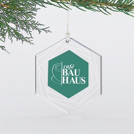 CM743 - Hexagon Acrylic Ornament