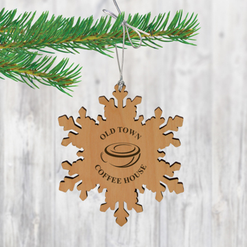 CM757B - Snowflake Alder Ornament