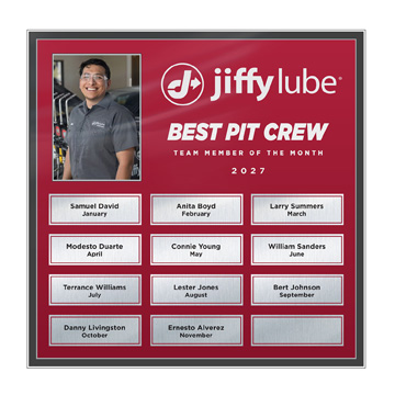 MW1000 - Metallic Window Perpetual, 12x12 with Photo Opening and 12 Names Openings