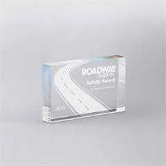 Freestanding Lucite Block