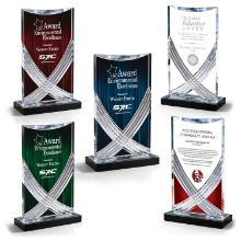 Cascade Carved Acrylic Award, Colors