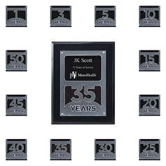 Anniversary Achievement Plaque, Black
