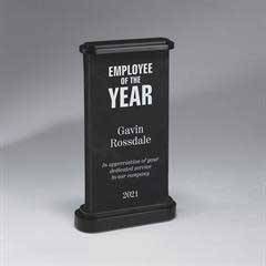 Leatherette Obelisk Award, Black