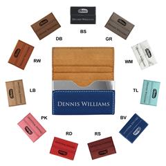 Leatherette Hard Business Card Case