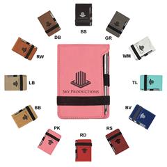 Leatherette Notepad and Pen