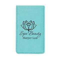 7-Piece Leatherette Manicure Gift Set, Teal