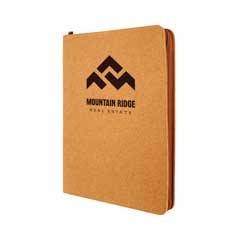 Zipper Leatherette Portfolio, Cork