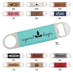 Leatherette Bottle Opener in Colors