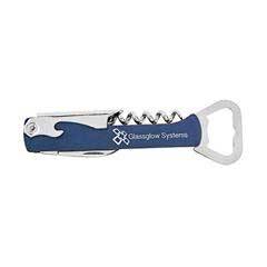 Bottle Opener & Wine Corkscrew, Blue