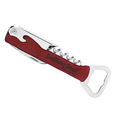 Bottle Opener & Wine Corkscrew, Red Rose