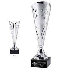 Silver Star Cutout Trophy Cup - Medium