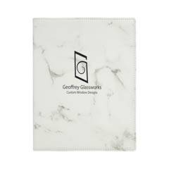 Leatherette Journal, White Print