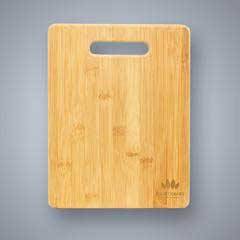 Bamboo Cutting Board with Handle Cutout - Large