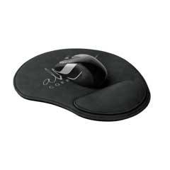 Leatherette Mouse Pad, Black