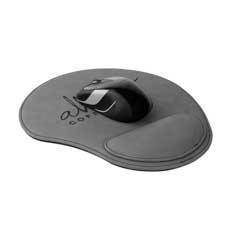 Leatherette Mouse Pad, Gray
