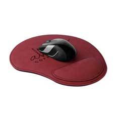 Leatherette Mouse Pad, Rose Red