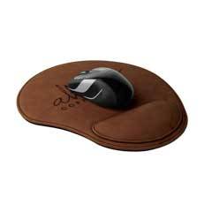Leatherette Mouse Pad, Dark Brown