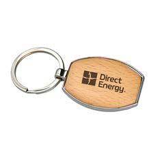 Beechwood Keychain, Brown