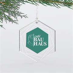 Hexagon Acrylic Ornament