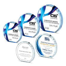 Small or Medium or Large  Beveled Circle Award