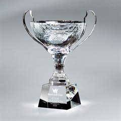 Crystal Loving Cup, Silver