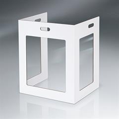 Economical Corrugated Cardboard Barrier Unassembled