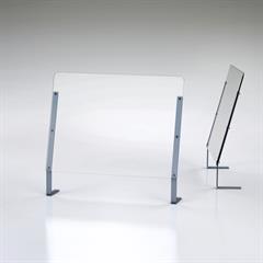 Slanted Powder Coated Steel Standing Bracket Barrier