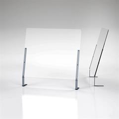 Slanted Powder Coated Steel Standing Bracket Barrier