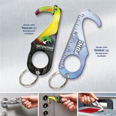 Touchless Infusion Keychain with Hole Handle