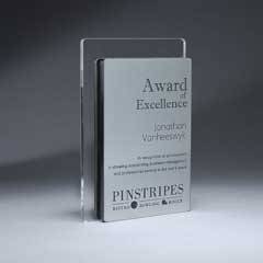 Pinstripe Award - Small, Silver