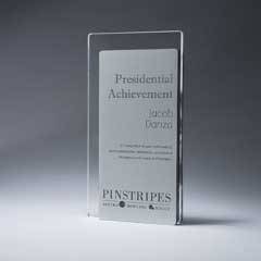 Pinstripe Award - Large, Silver