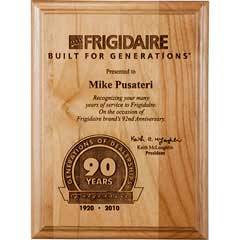 Genuine Alder Wood Plaque