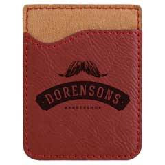 Leatherette Phone Wallet, Rose Red