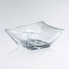 Artistic Skewed Glass Bowl - Small